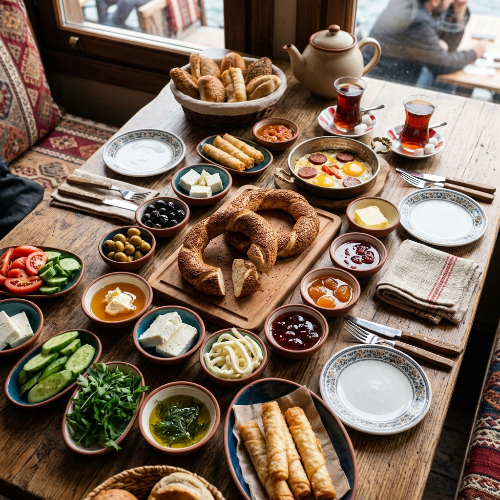 İstanbul'un semt pazarlarından ve cafelerinden lezzetler