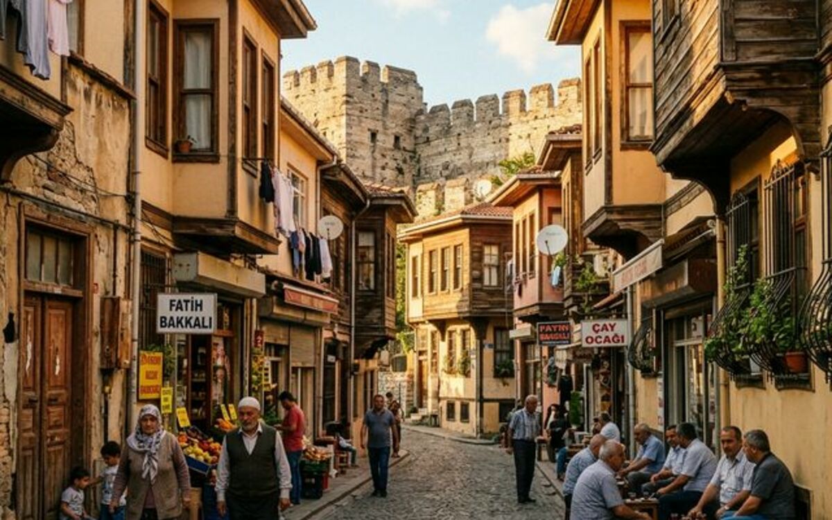 İstanbul’un İlçe Bazlı Renkli Mimarisini ve Semt Karakterlerini Yansıtan Panoramik Görünüm